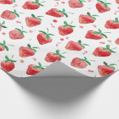 いちご ラッピングペーパー (角)