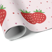 いちご ラッピングペーパー (ロールコーナー)