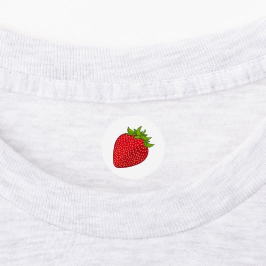 いちご ラベル (貼付)