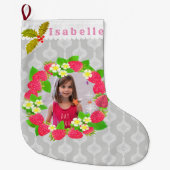 いちご ラージクリスマスストッキング (正面)