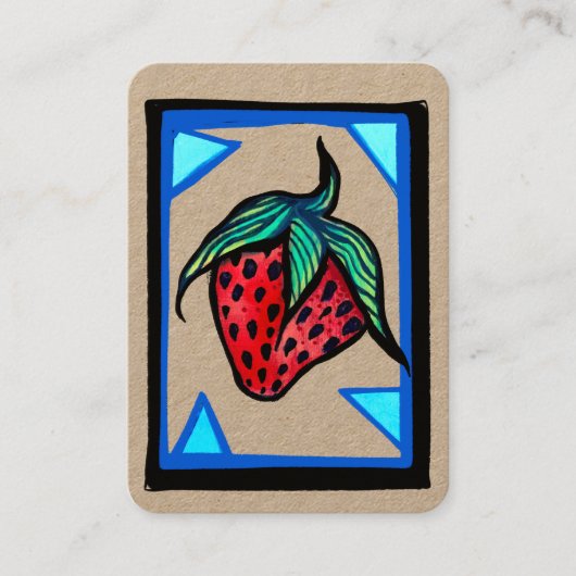 いちご 名刺 (正面)