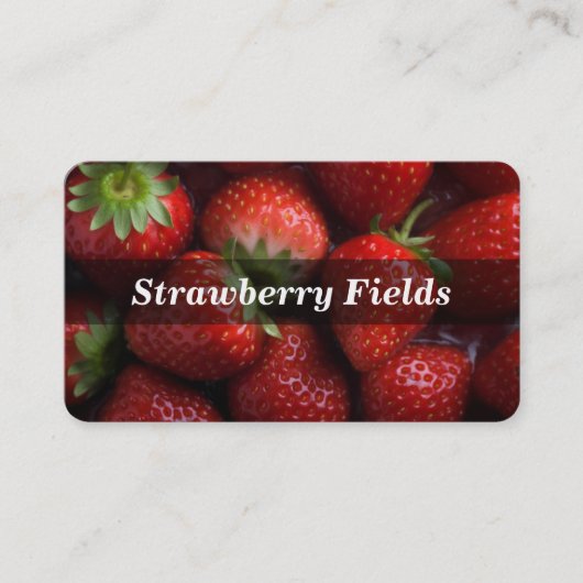 いちご 名刺 (正面)