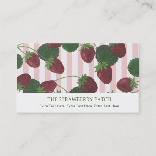 いちご 名刺 (正面)