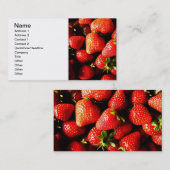 いちご 名刺 (正面/裏面)
