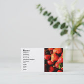 いちご 名刺 (スタンド正面)