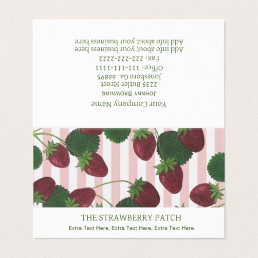 いちご 名刺 (外部フラット)