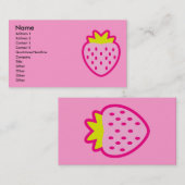 いちご 名刺 (正面/裏面)