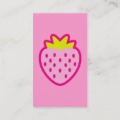 いちご 名刺 (裏面)