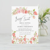 いちご |夏のブライダルシャワー 招待状 (スタンド正面)