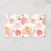 いちご |夏の赤ちゃんシャワーおむつラッフル エンクロージャーカード (裏面)