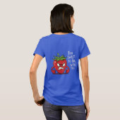 いちご「怒甘すぎてこれ扱えない」 Tシャツ (裏面フル)