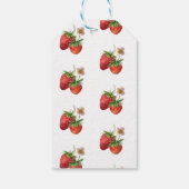 いちご |最初の誕生日 |ありがとうございます誕生日 ギフトタグ (裏面)