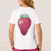 いちご 立ち姿 Tシャツ (裏面)