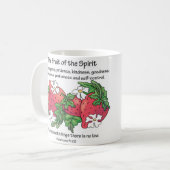 いちご、"精神のフルーツ" コーヒーマグカップ (正面左)