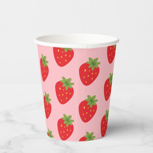 いちご 紙コップ (右)