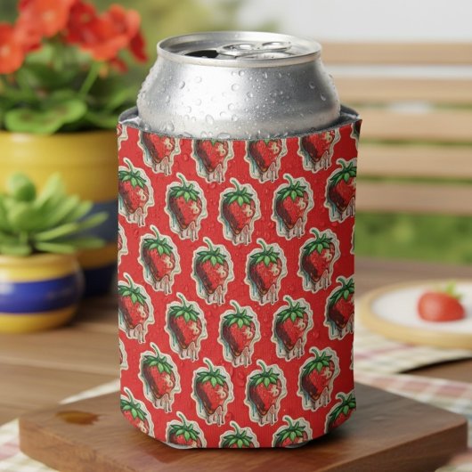 いちご 缶クーラー