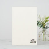 いちじくのしずく+いもむし+きのこ+文房具 便箋 (スタンド正面)