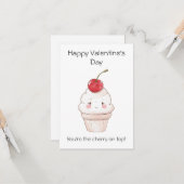 いちばんのアクセント！ 〜 バレンタインデーの愛と甘さをお祝いしよう  カード (正面/裏面インサイチュ)