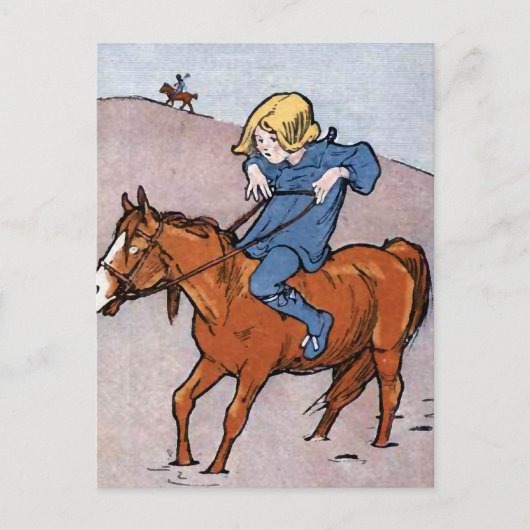 「いちばん長い道のりを…........」 ヴィンテージ ポストカード (正面)