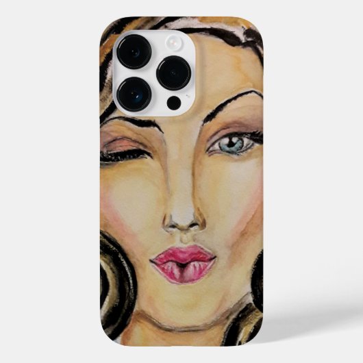 いちゃつく女おもしろいのiPhoneケース Case-Mate iPhoneケース (裏面)