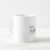いっしょに好い コーヒーマグカップ (正面左)