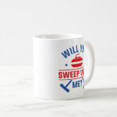 いっしょに掃いて下さい コーヒーマグカップ (正面右)