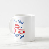 いっしょに掃いて下さい コーヒーマグカップ (正面左)