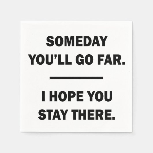 いつかあなたは遠くに行くだろう スタンダードカクテルナプキン (正面)