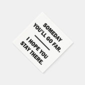 いつかあなたは遠くに行くだろう スタンダードカクテルナプキン (角)