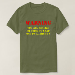 いつかスナップする Tシャツ
