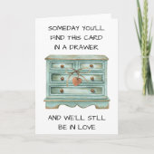 いつかバレンタインデーを見つける カード (正面)