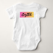 いつか休憩が必要になる ベビーボディスーツ (裏面)