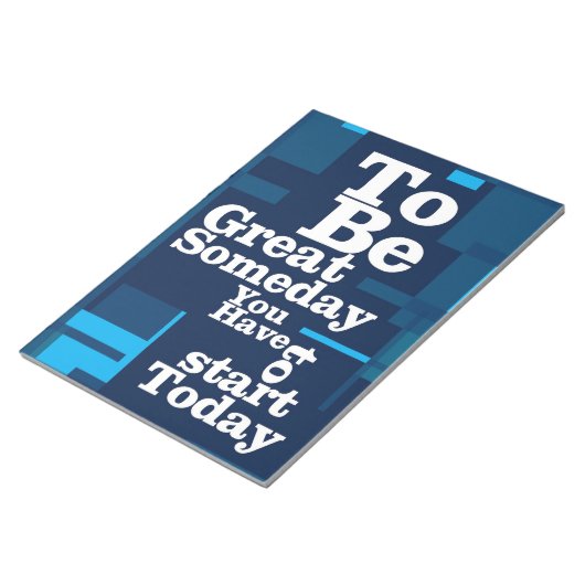 いつか偉大になるための成功の名言 ノートパッド (アングル)
