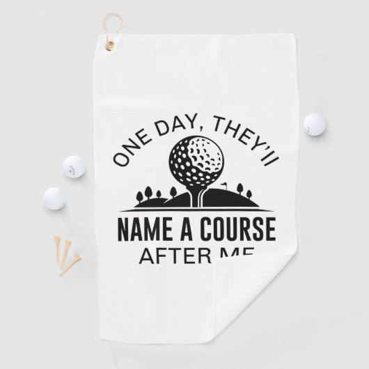 いつか彼らは私の後にコースを名付ける ゴルフタオル (インサイチュ)