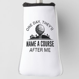 いつか彼らは私の後にコースを名付ける ゴルフヘッドカバー