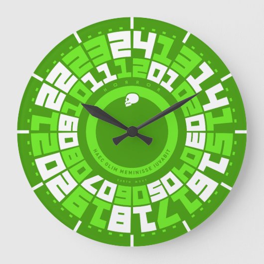 いつか思い出して嬉しくなる日 ラージ壁時計 (正面)