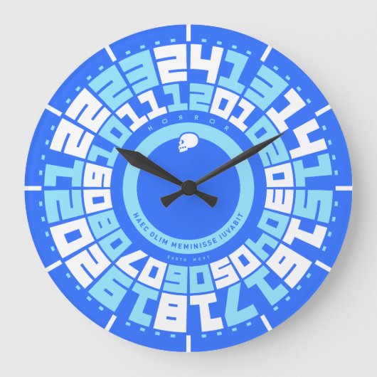 いつか思い出に浸る日が来る ラージ壁時計 (正面)