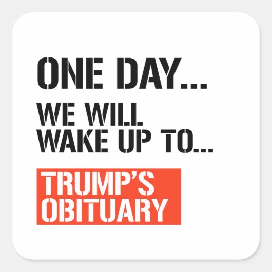 いつか我々は目覚める スクエアシール (正面)