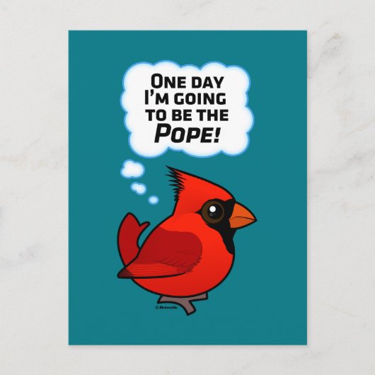 いつか教皇になろう！ ポストカード (正面)