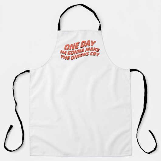 いつか玉ねぎを泣かせる エプロン (正面)