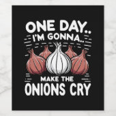 いつか玉ねぎを泣かせる！ ワインラベル (シングルラベル)