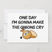 いつか玉ねぎ泣きはがきを作るつもりだ カード (正面)