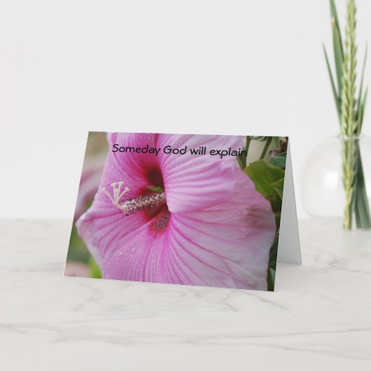 いつか神が説明する サンキューカード (正面)