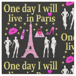 いつか私はパリの織物に住む ファブリック