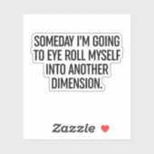 いつか私は自分自身を別の転が人に見つめる シール (シート)