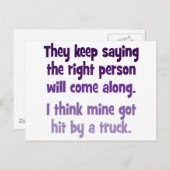 いつか素敵な人が現れるって言うけど ポストカード (正面/裏面)