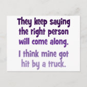 いつか素敵な人が現れるって言うけど ポストカード (正面)