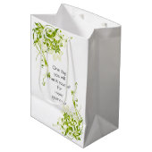 いつか自分で感謝してい引用文 ミディアムペーパーバッグ (正面アングル)