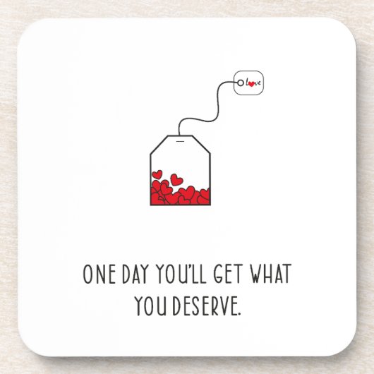 いつか自分の価値を手に入れよう。 コースター (正面)