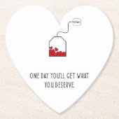 いつか自分の価値を手に入れよう。 ペーパーコースター (正面)